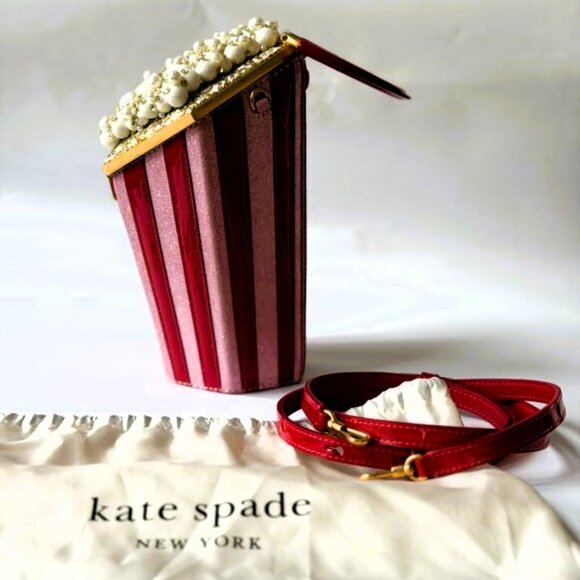 🍿 Kate Spade “What’s Popping?” 3D Popcorn Crossbody – NWT, Rare, Iconic - Picture 4 of 7